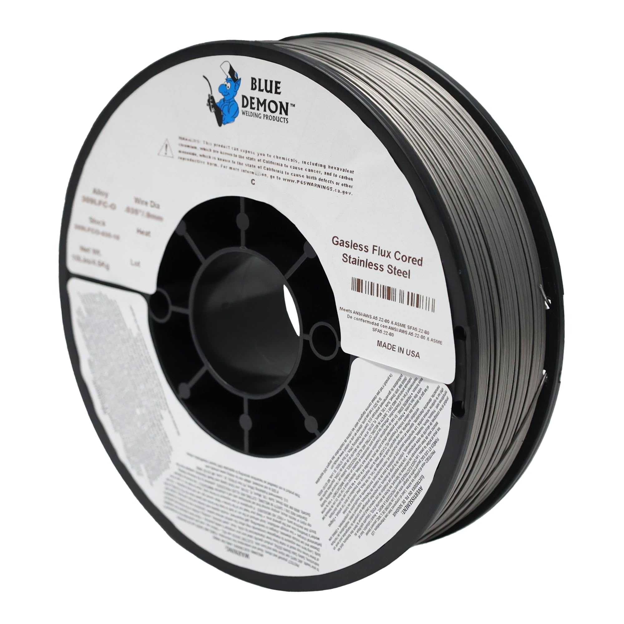 Blue Demon 309LFC-O X .035 X 10 lb Spool stainless steel flux core gasless welding wire - Image 3