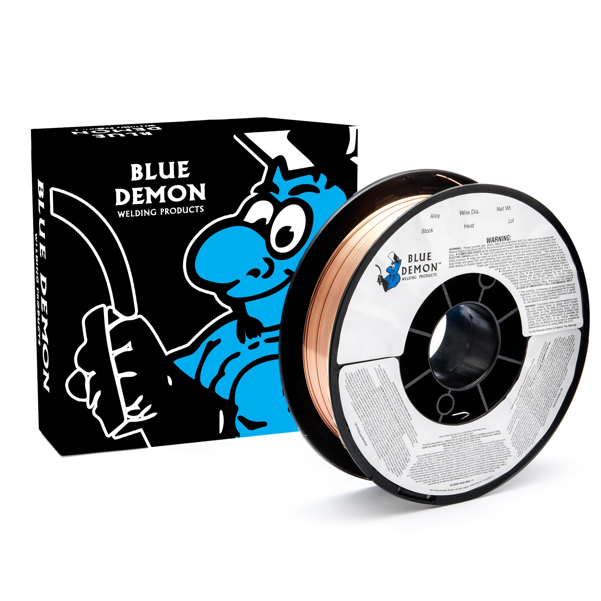 Blue Demon ER70S6 X .030 X 10 LB MIG/GMAW Carbon Steel Welding Wire, All Position, Low Spatter, Formulated to Provide Porosity-Free, X-Ray Quality Welds - Image 6