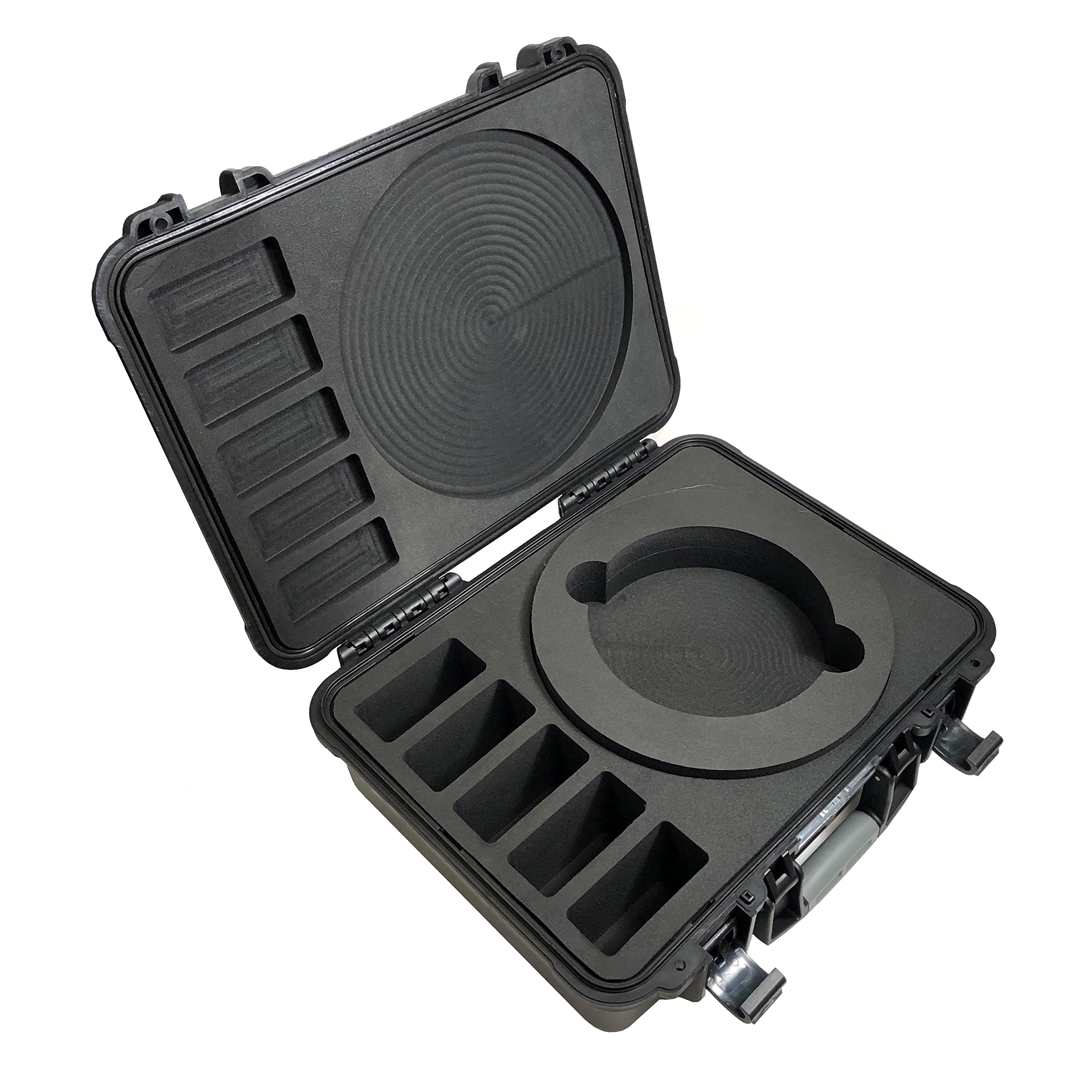 Blue Demon MIG/GMAW Wire Storage Case, Durable, Lockable, Lightweight, Holds 5 1-2 lb Spools and 1 33 lb Spool or 1 10-11 lb Spool, Air and Water Tight - Image 3