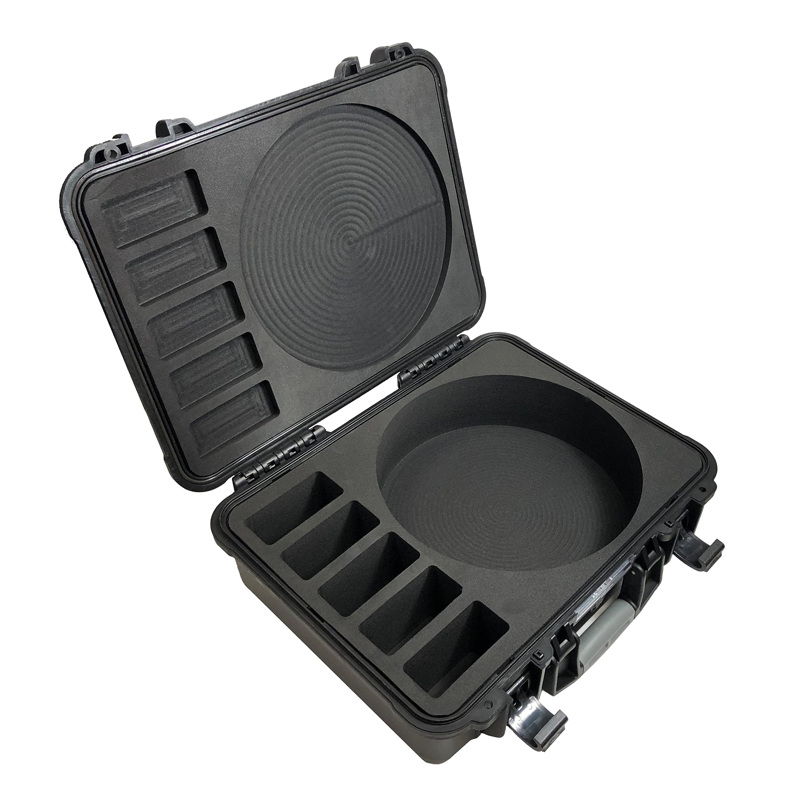Blue Demon MIG/GMAW Wire Storage Case, Durable, Lockable, Lightweight, Holds 5 1-2 lb Spools and 1 33 lb Spool or 1 10-11 lb Spool, Air and Water Tight - Image 4